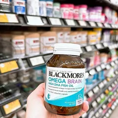 Viên Dầu Cá 4 Lần Omega DHA Blackmores Omega Brain High DHA Fish Oil