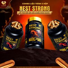 LIỆU TRÌNH 3 HỘP VIÊN UỐNG YẾN SÀO NEST STRONG HỖ TRỢ SINH HOẠT NAM GIỚI L-ARGININE VÀ KẼM 794148