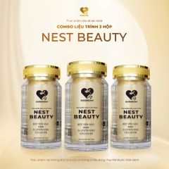 LIỆU TRÌNH 3 HỘP VIÊN UỐNG YẾN SÀO NESTBEAUTY HỖ TRỢ NGĂN NGỪA LÃO HÓA -YẾN SÀO 9.000MG,NMN 16.200MG 794150