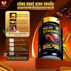 LIỆU TRÌNH 3 HỘP VIÊN UỐNG YẾN SÀO NEST STRONG HỖ TRỢ SINH HOẠT NAM GIỚI L-ARGININE VÀ KẼM 794148
