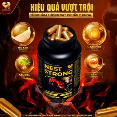 LIỆU TRÌNH 3 HỘP VIÊN UỐNG YẾN SÀO NEST STRONG HỖ TRỢ SINH HOẠT NAM GIỚI L-ARGININE VÀ KẼM 794148