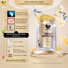 LIỆU TRÌNH 3 HỘP VIÊN UỐNG YẾN SÀO NESTBEAUTY HỖ TRỢ NGĂN NGỪA LÃO HÓA -YẾN SÀO 9.000MG,NMN 16.200MG 794150