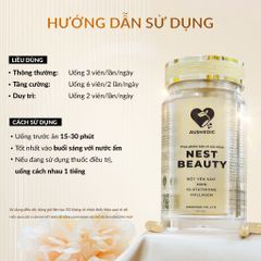 LIỆU TRÌNH 3 HỘP VIÊN UỐNG YẾN SÀO NESTBEAUTY HỖ TRỢ NGĂN NGỪA LÃO HÓA -YẾN SÀO 9.000MG,NMN 16.200MG 794150