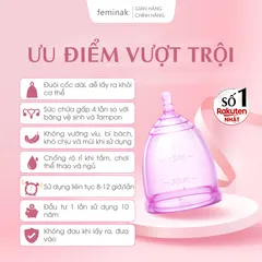 Cốc nguyệt san Nhật Bản cho người lượng kinh nhiều Feminak Laplie XL