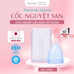 Cốc nguyệt san Nhật Bản siêu mềm, dễ dàng sử dụng Feminak Calmie