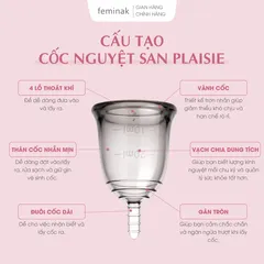 Cốc nguyệt san Nhật Bản - Dành cho người chơi thể thao Feminak Plaisie