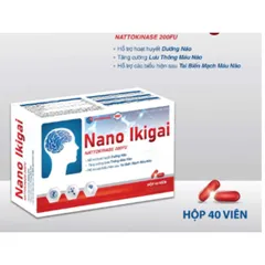NANO IKIGAI Cải thiện trí nhớ chứng mất ngủ hoạt huyết dưỡng não, đau đầu chóng mặt, ngủ ngon giấc tg vin