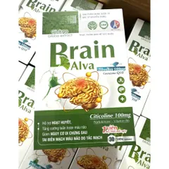 Hoạt huyết dưỡng não BRAIN ALVA Ginkgo Nttokinase Giúp hoạt huyết, tăng cường lưu thông máu, giảm đau đầu chóng mặt bin