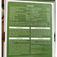 Hoạt huyết dưỡng não BRAIN ALVA Ginkgo Nttokinase Giúp hoạt huyết, tăng cường lưu thông máu, giảm đau đầu chóng mặt bin