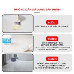 Keo Chống Thấm Marine Glue Trong Suốt, Không Mùi, Chịu Nhiệt Tốt Dễ Sử Dụng 300G