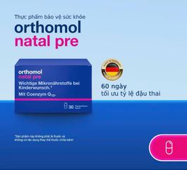 (Đức) Orthomol Natal Pre Chính Hãng Vitamin Tiền Thai Kỳ Hỗ Trợ Sức Khỏe Sinh Sản, Chuẩn Bị Mang Thai Cho Phụ Nữ