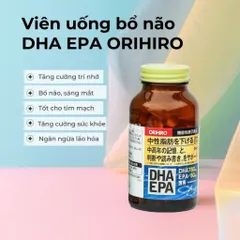 Viên Uống DHA EPA Orihiro Nhật Bản 180 Viên – Hỗ Trợ Não, Mắt Và Tim Mạch Bổ Sung Omega-3 Hỗ Trợ Trí Nhớ Và Sức Khỏe