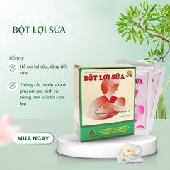 Tăng sữa mẹ cho phụ nữ sau sinh Bột lợi sữa Hộp 6 gói