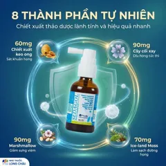 Chai xịt họng hỗ trợ bảo vệ vùng họng, giảm ho, viêm họng, làm sạch họng Sedagol (30ml)