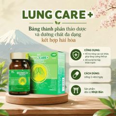 Viên uống bổ phổi, hỗ trợ hệ hô hấp khỏe mạnh Lung Care+ Jpanwell (60 viên)