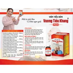 Viên tiểu đêm Vương Tiểu Khang Plus - Hỗ Trợ Bổ Thận, Giảm Tiểu Đêm, Tiểu Nhiều Lần - Hộp 30 viên