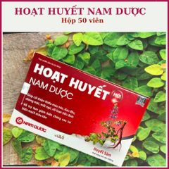 Viên uống Hoạt huyết Nam Dược, bổ não, tăng cường tuần hoàn não, an thần (HỘP 5 VỈ)
