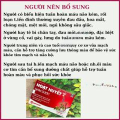 Viên uống Hoạt huyết Nam Dược, bổ não, tăng cường tuần hoàn não, an thần (HỘP 5 VỈ)