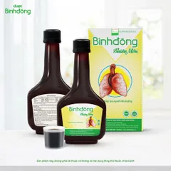 TPBVSK Bình Đông Thiên Môn (Chai 280ml) Hỗ trợ giúp giảm nhanh các triệuu chứngg ho khan, ho gió, ho có đờm lâu ngày.