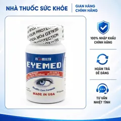 Viên Uống Hỗ Trợ Bổ Mắt Eyemed Mỹ - Chiết Xuất Việt Quất, Lutein, Zeaxanthin - Bảo Vệ & Nuôi Dưỡng Đôi Mắt Khỏe Mạnh