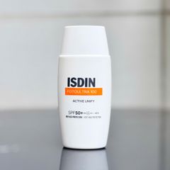 Kem Chống Nắng ISDIN Active Unify  Fusion Fluid SPF 50+ 50ml - Ngăn Ngừa Nám Da, Cân Bằng Tông Màu, Kết Quả Thấy Sau 1 Tháng