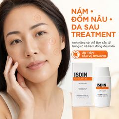 Kem Chống Nắng ISDIN Active Unify  Fusion Fluid SPF 50+ 50ml - Ngăn Ngừa Nám Da, Cân Bằng Tông Màu, Kết Quả Thấy Sau 1 Tháng