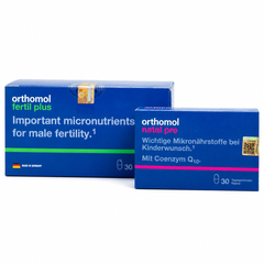 (Đức) Bộ Đôi Orthomol Natal Pre & Orthomol Fertil Plus Chính Hãng Hỗ Trợ Sức Khỏe Sinh Sản Nam Nữ, Chuẩn Bị Mang Thai