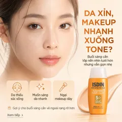 Kem Chống Nắng ISDIN Fusion Water Magic Glow SPF 50 - Dưỡng Da Rạng Rỡ, Ngăn Ngừa Lão Hóa & Ánh Sáng Xanh, 50ml