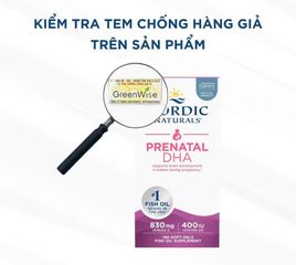 (Mỹ) Nordic Naturals Prenatal DHA 90 Viên Chính Hãng Bổ Sung DHA Omega 3 Cho Bà Bầu, Phụ Nữ Mang Thai