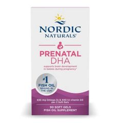 (Mỹ) Nordic Naturals Prenatal DHA 90 Viên Chính Hãng Bổ Sung DHA Omega 3 Cho Bà Bầu, Phụ Nữ Mang Thai