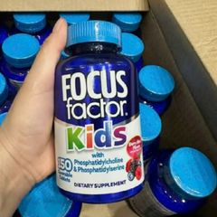 Viên nhai Focus Factor Kids |150 viên| Tăng cường trí nhớ - Phát triển não bộ & Bổ sung dưỡng chất toàn diện cho trẻ từ 4 tuổi trở lên [S/P Chuẩn Mỹ]