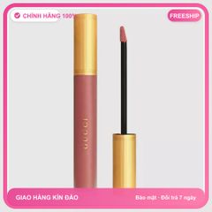 (Cao Cấp) [ nobox ] Son Kem Gucci Rouge Liquid Matte 208 They Met In Argentina Màu Hồng Đất Mẫu Mới