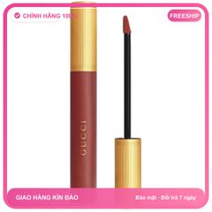 (Chính Hãng) Son Kem Gucci 521 Nellie Cherrie Màu Đỏ Gạch 341918 Đầy Đủ