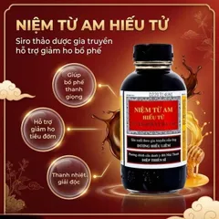 Siro giảm ho Niệm Từ Am Hiếu Tử Xuyên Bồi Tỳ Bà Cao (300ml)