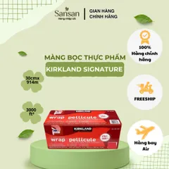Màng Bọc Thực Phẩm Kirkland Signature 30cm x 914m (12 Inch x 3000 Feet) Kèm Dao Cắt Trượt - Màng Bọc PVC Cao Cấp
