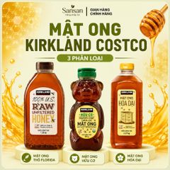 Mật Ong Kirkland Signature Costco | Raw Unfiltered Florida | Wildflower Honey | Organic Raw Honey Bear