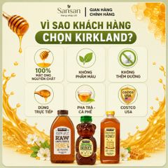 Mật Ong Kirkland Signature Costco | Raw Unfiltered Florida | Wildflower Honey | Organic Raw Honey Bear
