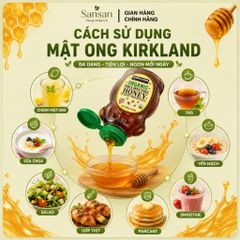 Mật Ong Kirkland Signature Costco | Raw Unfiltered Florida | Wildflower Honey | Organic Raw Honey Bear