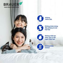 BRAUER KIDS BIOCAL HEALTHY BONES AND TEETH  Bổ Sung Canxi, vitamin D3 Và  Vitamin K2 Hỗ Trợ Cải Thiện Sự Chắc Khoẻ Xương, Răng