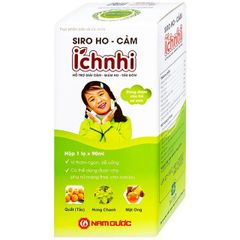 Siro hỗ trợ giảm ho tiêu đờm Ích Nhi Nam Dược (90ml)