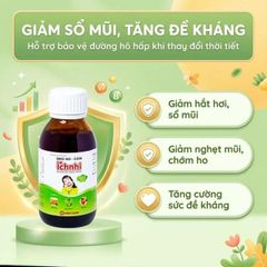 Siro hỗ trợ giảm ho tiêu đờm Ích Nhi Nam Dược (90ml)