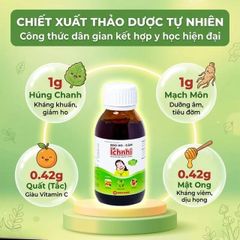 Siro hỗ trợ giảm ho tiêu đờm Ích Nhi Nam Dược (90ml)