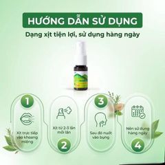 Chai xịt họng thảoo dượcc giúp giảm ho Eugica Mega (10ml)