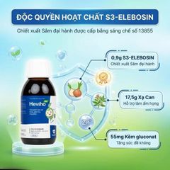 Siro giảm ho long đờm Heviho Thái Minh (100ml)