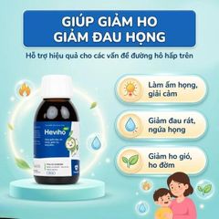 Siro giảm ho long đờm Heviho Thái Minh (100ml)