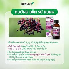 Siro hỗ trợ giảm các triệuu chứngg ho sổ mũi do cảm Black ElderBerry Cold And Flu Forte (100ml)