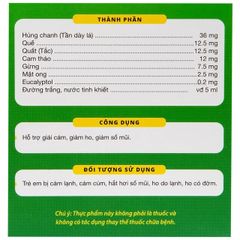 Siro hỗ trợ giải cảm Dr.Sutsit Gia An (30 gói)