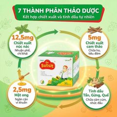Siro hỗ trợ giải cảm Dr.Sutsit Gia An (30 gói)
