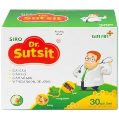 Siro hỗ trợ giải cảm Dr.Sutsit Gia An (30 gói)