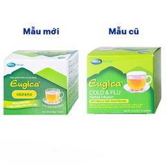 Cốm hỗ trợ làm giảm các triệuu chứngg cảm Eugica Cold & Flu Mega (10 gói)